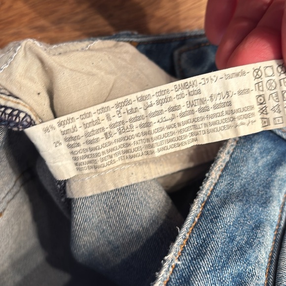 Distressed Blue Jeans - Picture 8 of 8